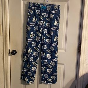 EUC Size M Disney Parks Me Cletus,Goofy And Donald Duck Pajama Bottoms